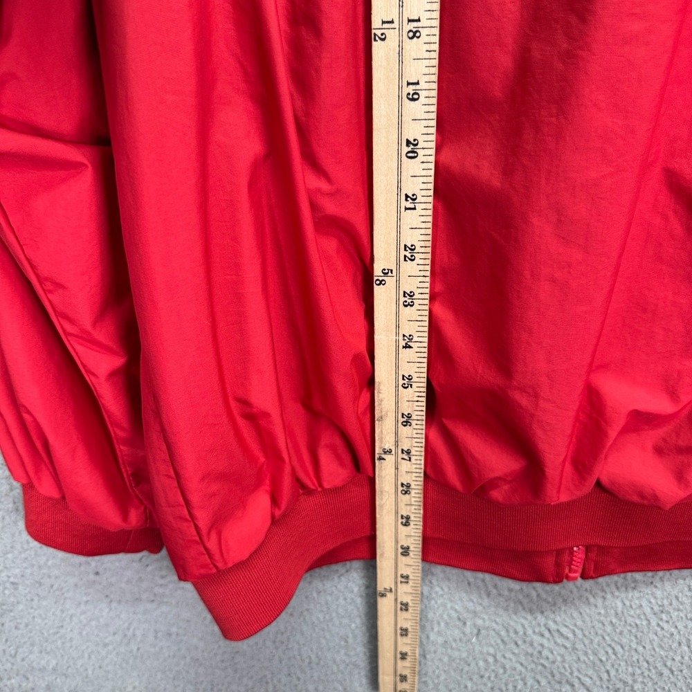 VTG Ohio State Buckeyes Jacket Mens XL Red Windbreaker Nike Full Zip 90s NCAA - Picture 10 of 13